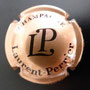 Marque : LAURENT - PERRIER  N° Lambert : 44  Couleur : Cuivre Description : Lettres LP sans écusson  Emplacement : 068-07-03