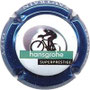 Marque : VAUTRAIN Marcel N° Lambert : 93 Couleur : Contour bleu métallisé, fond blanc Description : Cyclocross - nom de la marque  Emplacement : 