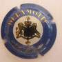 Marque : DELAMOTTE N° Lambert : 18 Couleur : bleu, petites lettres Description : Armoiries Emplacement : 040-05-01