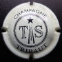 Marque : TRIBAUT-SCHLOESSER N° Lambert : 9 Couleur : Crème et noir Description : Lettres TS entourant   une étoile filante le tout dans un   double cercle Emplacement : 