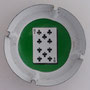 Marque : GENERIQUE  N° Lambert : 824 Couleur : Polychrome Description : Jeton de 10 - 10 de trèfle  Emplacement : 
