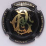 Marque : GONET N° Lambert : 5 Couleur : Noir et or Description : Initiales et nom de la marque  Emplacement : 