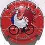Marque : CLERGEOT Daniel N° Lambert : NR Couleur : Fond orange Description : Tour de France 2018 - nom de la marque  Ref perso :