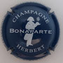 Marque : HERBERT Didier  N° Lambert : 83b  Couleur : Bleu et blanc  Description : Restaurant Bonaparte - nom de la marque   Emplacement : 