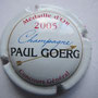 Marque :  GOERG Paul N° Lambert : 15 Couleur :  Fond blanc, inscription rouge Description : Médaille d'or 2005  Emplacement : 056-04-03