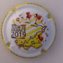 Marque : BRETON fils N° Lambert : 17b Couleur : Polychrome, contour rouge Description : Tour de France 2019 - nom de la marque  Emplacement : 