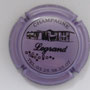 Marque : LEGRAND Eric N° Lambert : 25a Couleur : Mauve et noir Description : Bâtiments - Nom de la marque  Emplacement :