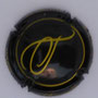 Marque : THIERCELIN N° Lambert : 2 Couleur : Noir et or  Description :Initiales en lettres cursives Emplacement : 