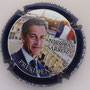 Marque : MIGNON Pierre N° Lambert : 73e Couleur : Contour bleu foncé Description : Nicolas Sarkozy nom de la marque Emplacement : 