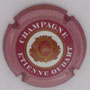 Marque : OUDART Etienne N° Lambert : 13 Couleur : Fond Bordeaux clair Description : Nom de la marque et initiales  Emplacement : 