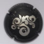 Marque : GENERIQUE  N° Lambert : 881c-3 Couleur : Noir et argent  Description : Série soft 3 - vigne et raisin  Ref perso : 