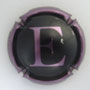 Marque : BAROVILLE N° Lambert : 2h Couleur : Noir et violet Description : Lettre "E" - nom de la marque sur le pourtour Emplacement : 