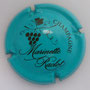 Marque : RACLOT Marinette N° Lambert : 41g Couleur : Turqouise et noir Description : Grappe de raisins et nom de la marque Emplacement : 