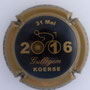 Marque : POIROT et fils N° Lambert : 9e Couleur : Contour bronze, fond noir Description : Gullegem Koerse 2016  Emplacement : 