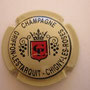 Marque :  GRIFFON - LESTARQUIT N° Lambert : 1 Couleur :  Crème et rouge Description : Initiales dans blason surmonté d'une couronne  Emplacement : 058-04-01