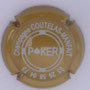 Marque : COUTELAS - MANFAIT N° Lambert : 1b Couleur : Fond or et blanc Description :  Inscription Poker - Nom de la marque dans un cercle  Emplacement : 
