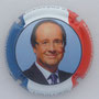 Marque : LHUILLIER Philippe N° Lambert : 25x Couleur : Contour bleu, blanc, rouge Description : François Hollande - nom de la marque Emplacement :