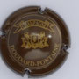 Marque : DOUDARD - FONTAINE N° Lambert : 3 Couleur : Marron et or  Description : Initiales dans cartouche soutenu par deux lions  Emplacement : 
