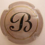 Marque : BARANCOURT N° Lambert : 1 Couleur : Gris et noir Description : lettre B stylisée noire  Emplacement : 