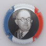 Marque : LHUILLIER Philippe N° Lambert : 25p Couleur : Contour bleu, blanc, rouge Description : Vincent Auriol - nom de la marque Emplacement : 