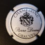 Marque : DOMI Pierre  N° Lambert : 2 Couleur : Blanc et noir Description : Blason surmonté d'une couronne  Emplacement : 044-03-04