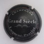 Marque : LAURENT - PERRIER  N° Lambert : 65 Couleur : Noir et gris - 32mmm Description : Cuvée Grand siècle. Soleil brillant  Emplacement : 