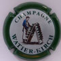 Marque :  WATIER - KIRCH N° Lambert : 1 Couleur :  Contour vert - fond pastel Description : Remueur  Emplacement :