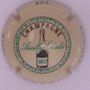 Marque : ASSAILLY - CHARLOT N° Lambert : 1 Couleur : Crème, vert et noir Description :Bouteille de champagne - nom de la marque  Emplacement : 