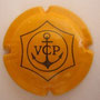 Marque : CLICQUOT (Veuve) N° Lambert : 105 Couleur : orange Description : Ancre dans un cartouche Emplacement : 