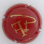 Marque : PETRET Francis N° Lambert : 1  Couleur : Rouge et or  Description : Initiales "FP" - nom de la marque  Emplacement : 