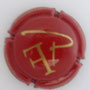 Marque : PETRET Francis N° Lambert : 1  Couleur : Rouge et or  Description : Initiales "FP" - nom de la marque  Emplacement : 