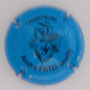 Marque : PATIS André N° Lambert : 8 Couleur : Bleu et noir Description : Feuille de vigne - nom de la marque Emplacement : 