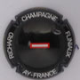 Marque : RICHARD - FLINIAUX N° Lambert : 14g Couleur : Fond noir, lettre rouge et blanche Description : Trait d’union - nom de la marque  Emplacement : 