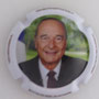 Marque : DONDELINGER - BROUCKAERT  N° Lambert : 3.6 Couleur : Contour blanc Description : Président Chirac  Emplacement : 