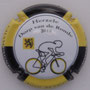 Marque : MARC José  N° Lambert : 65a Couleur : Fond blanc, dessin noir. Contour  Description : Tour des Flandres 2018 - nom de la marque  Emplacement : 