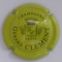 Marque : CLEMENT Gérard N° Lambert : 50 Couleur : Vert pâle et noir Description : Initiales dans blason couronné - nom de la marque  Emplacement : 
