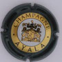 Marque : AYALA N° Lambert : 20 Couleur : Or, contour vert foncé Description : Blason  Emplacement : 