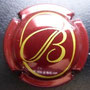 Marque : BAUSER N° Lambert : 19 Couleur : Bordeaux et or   Inscription sur contour Description : Lettre B stylisée   noire  Emplacement : 