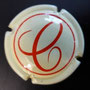 Marque : MARTEL GH & Co N° Lambert : 25a Couleur : Jaune-crème et rouge Description : Lettre C rouge dans un cercle  Emplacement : 