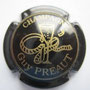 Marque : PREAUT GUY N° Lambert : 1 Couleur :  Noir et Or Description : Coupe de champagne et ruban  Emplacement : 092-02-01