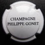 Marque : GONET Philippe  N° Lambert : 7 Couleur : Fond blanc Description : Nom de la marque   Emplacement : 