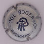 Marque : POL ROGER N° Lambert : 59 Couleur : Métal. PR bleu métallisé Description : Initiales stylisées  Emplacement :