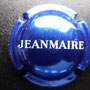 Marque :  JEAMMAIRE  N° Lambert : 9a  Couleur :  Bleu-vif métallisé et Blanc. Petites lettres  Description : Nom de  la marque  Emplacement : 