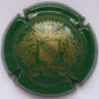 Marque : HUBERT Charles N° Lambert : É Couleur : Vert et or Description : Blason couronné et nom de la marque  Emplacement : 