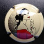 Marque : GENERIQUE  N° Lambert : 893b Couleur : Fond blanc - dessin   polychrome Description : femme en robe rouge et champagne Ref perso :