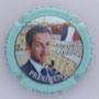 Marque : MIGNON Pierre N° Lambert : 73c Couleur : Contour bleu ciel  Description : Nicolas Sarkozy nom de la marque Emplacement : 