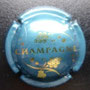Marque : GENERIQUE  N° Lambert : 766f foncé Couleur : Bleu Description : Inscription Champagne   en lettres capitales et bulles  Ref perso : 