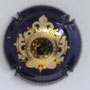 Marque : DEFRANCE Jacques N° Lambert : 10 Couleur : Fond bleu-noir Description : Armoiries et nom de la marque Emplacement : 