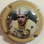 Marque : MONTHAUBAN N° Lambert : 35c Couleur : Jaune et noir, contour jaune Description : Lucien Van Impe vainqueur Tour de France 1976 - Nom de la marque Emplacement : 