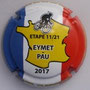 Marque : CLERGEOT Daniel N° Lambert : NR Couleur : Fond marron Description : Tour de France 2017 - Eymet - Pau - nom de la marque  Ref perso :